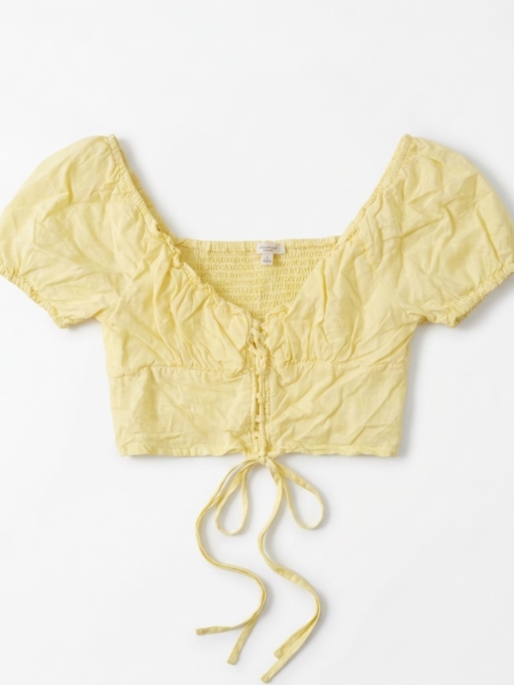 Baby Yellow crop top🌼💛